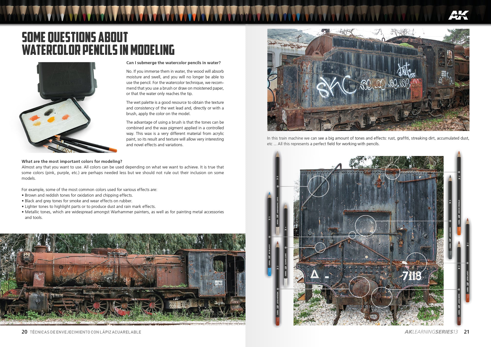 AK Learning 13 Weathering Pencil Techniques English