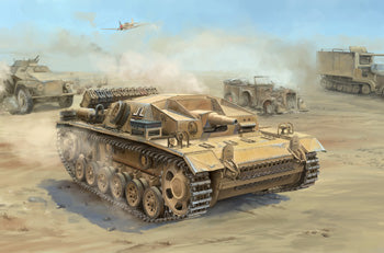 1/35 WWII German Assault Gun SturmgeschtzIII Ausf D (SdKfz 142) in El Alamein