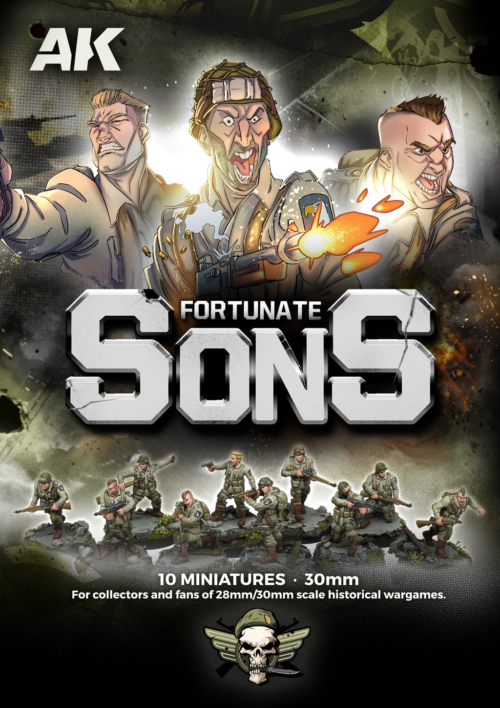 Fortunate Sons 101st Airborne Division (10 Miniatures)