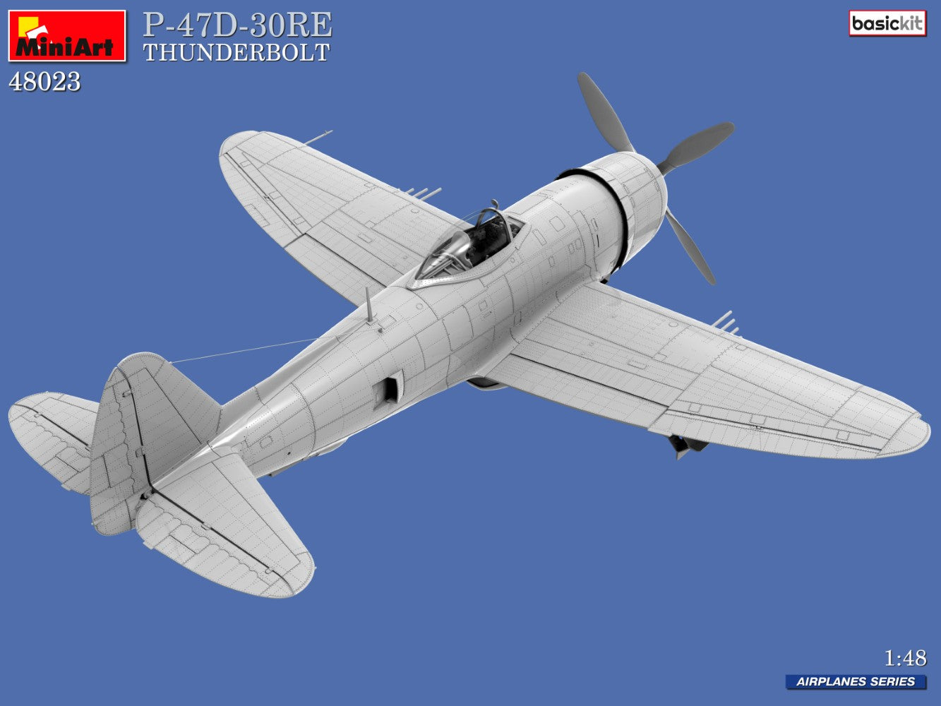 1/48 P-47D-30RE Thunderbolt. Basic Kit