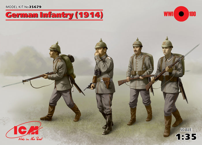 1/35 German Infantry (1914) (4 figures)