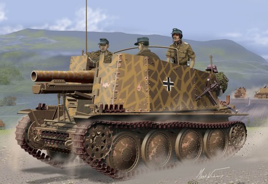 1/35 Geschutzwagen 38 H fur s.IG.33/1 Initial Production w/Gun Crew