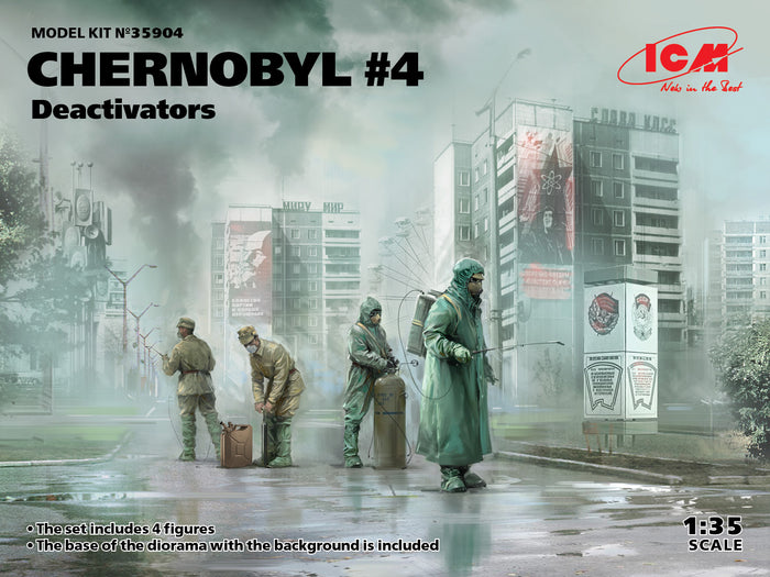 1/35 Chernobyl#4. Deactivators (4 figures)