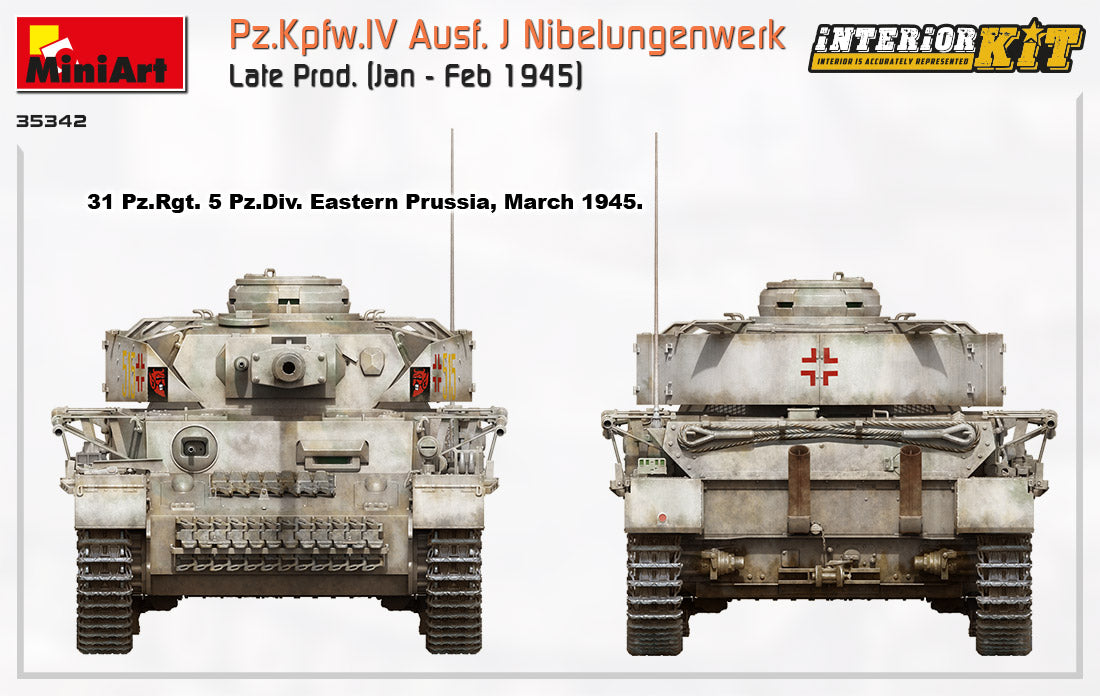 1/35 Pz.Kpfw.IV Ausf. J Nibelungenwerk Late Prod. (Jan - Feb 1945)
