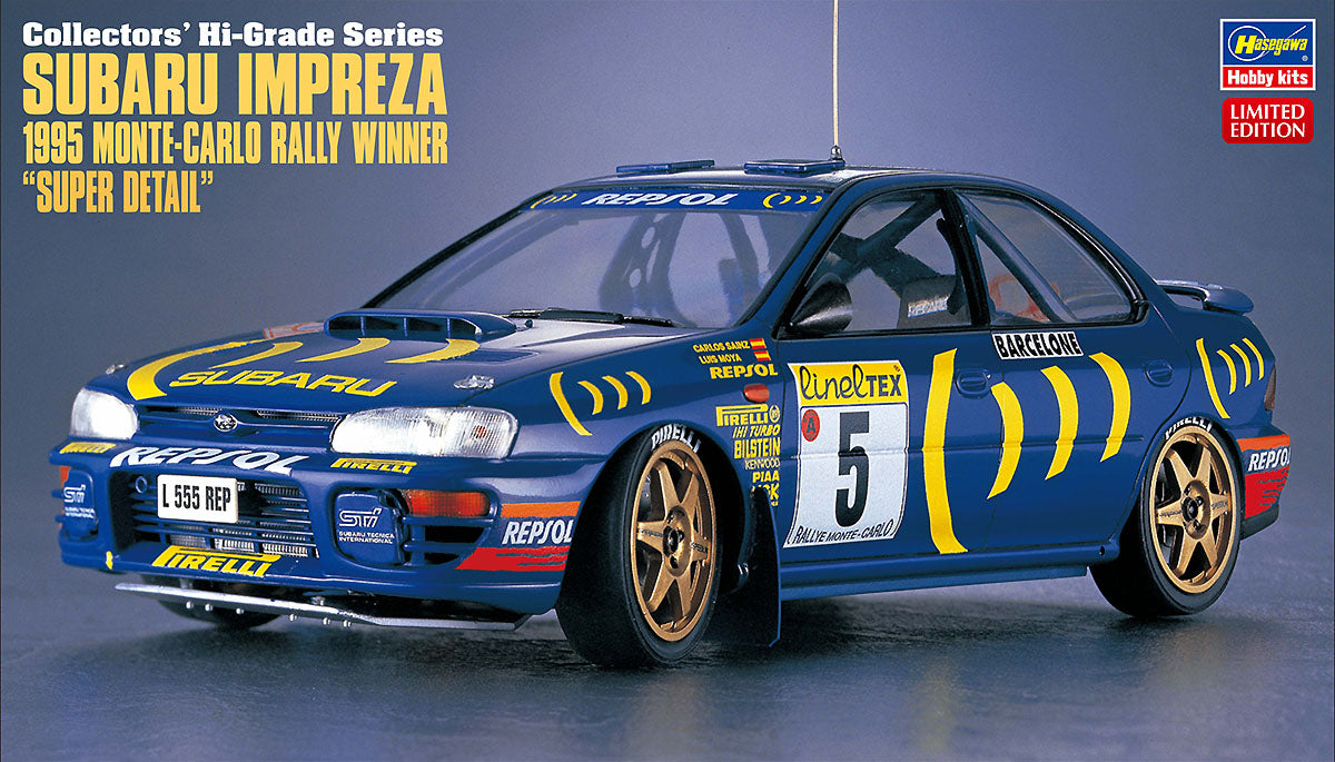 1/24 Subaru Impreza 1995 Monte-Carlo Rally Winner "Super Detail" [Collecotrs' Hi-Grade Series]