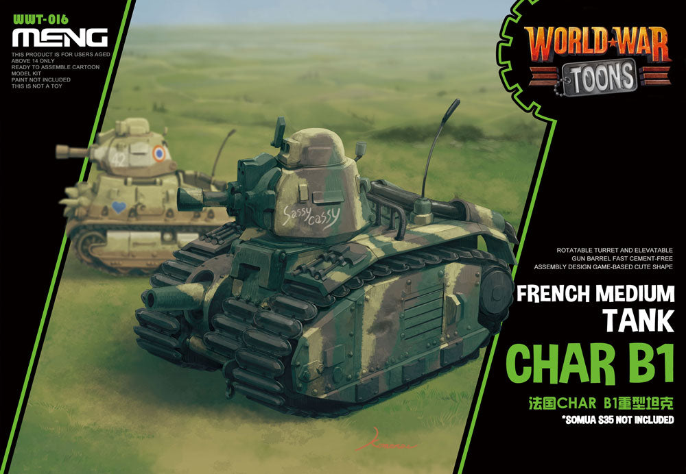 French Medium Tank Char B1 (Cartoon Model)