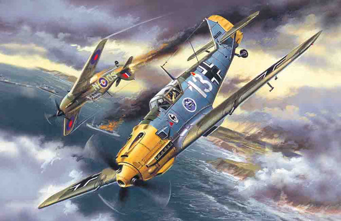 1/72 Messerschmitt Bf 109E-3 WWII Ger. Fighter