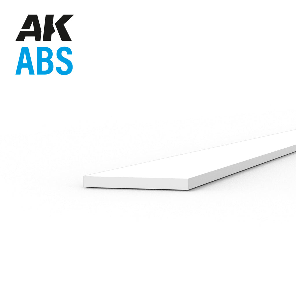 Strips 0.25 x 3.00 x 350mm - ABS STRIP