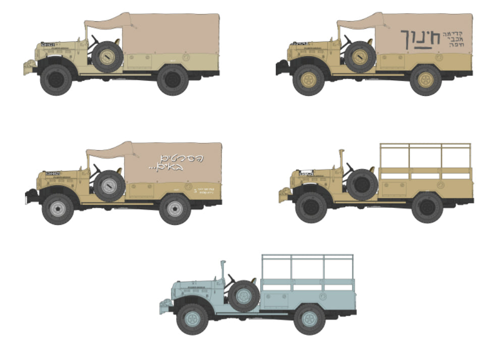1/35 IDF Power Wagon WM300 Cargo Truck with Winch