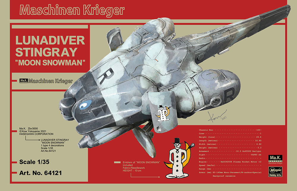 1/35 Maschinen Krieger Lunadiver Stingray "Moon Snowman"