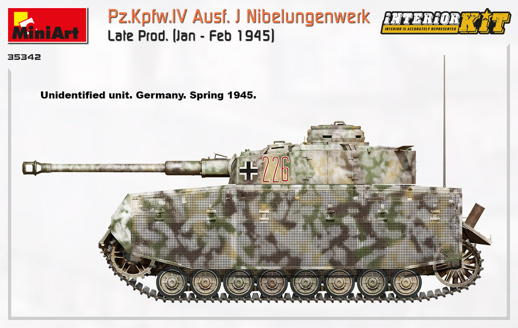 1/35 Pz.Kpfw.IV Ausf. J Nibelungenwerk Late Prod. (Jan - Feb 1945)