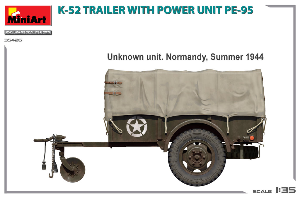 1/35 K-52 Trailer with Power Unit PE-95