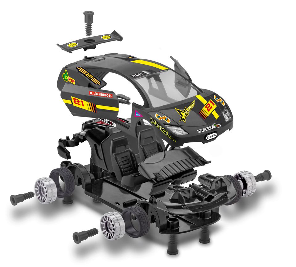 1/20 JUNIOR KIT Racing Car, black