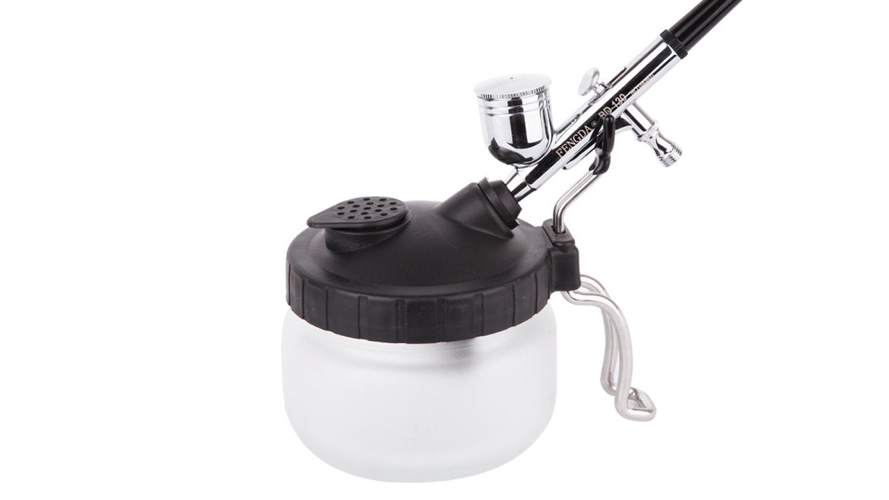 3 in 1 Airbrush Holder & Cleaningpot Fengda BD-777A