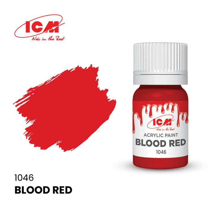 ACRYLIC PAINT Blood Red 12 ml
