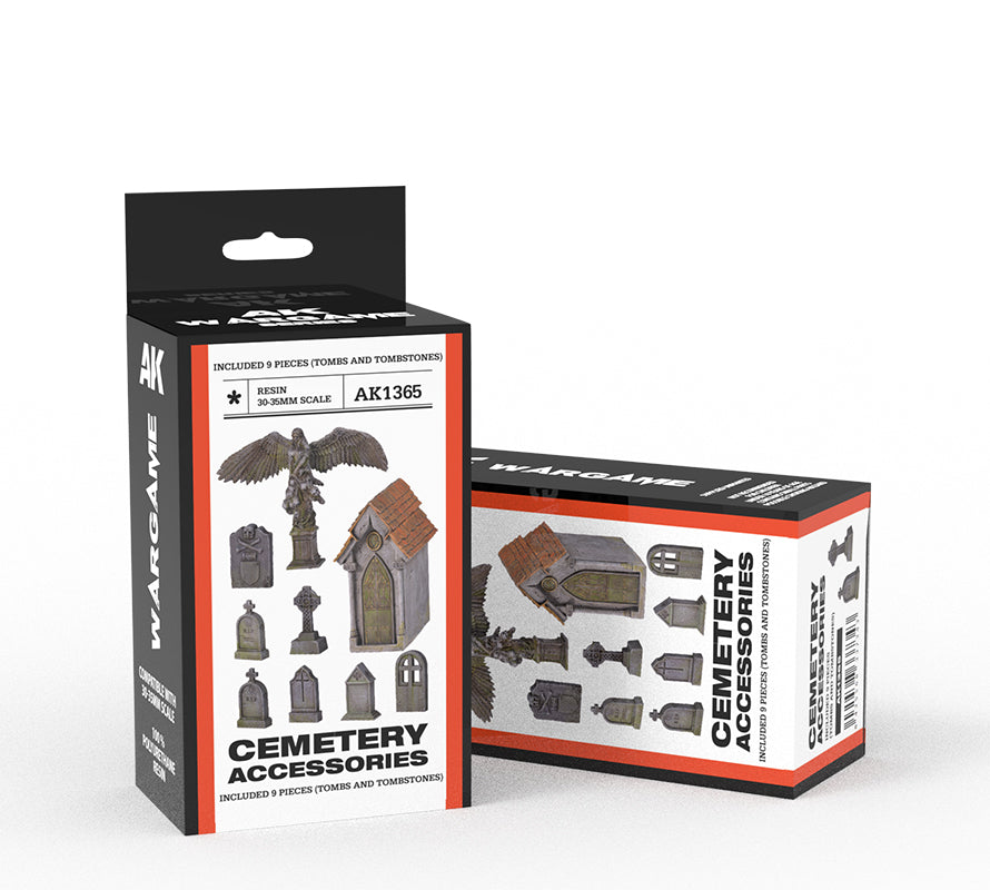 Cemetery Accessories (Resin 30-35mm)