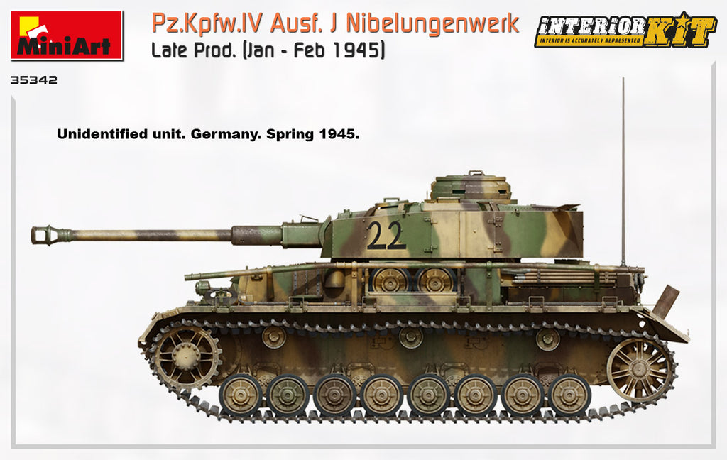 1/35 Pz.Kpfw.IV Ausf. J Nibelungenwerk Late Prod. (Jan - Feb 1945)