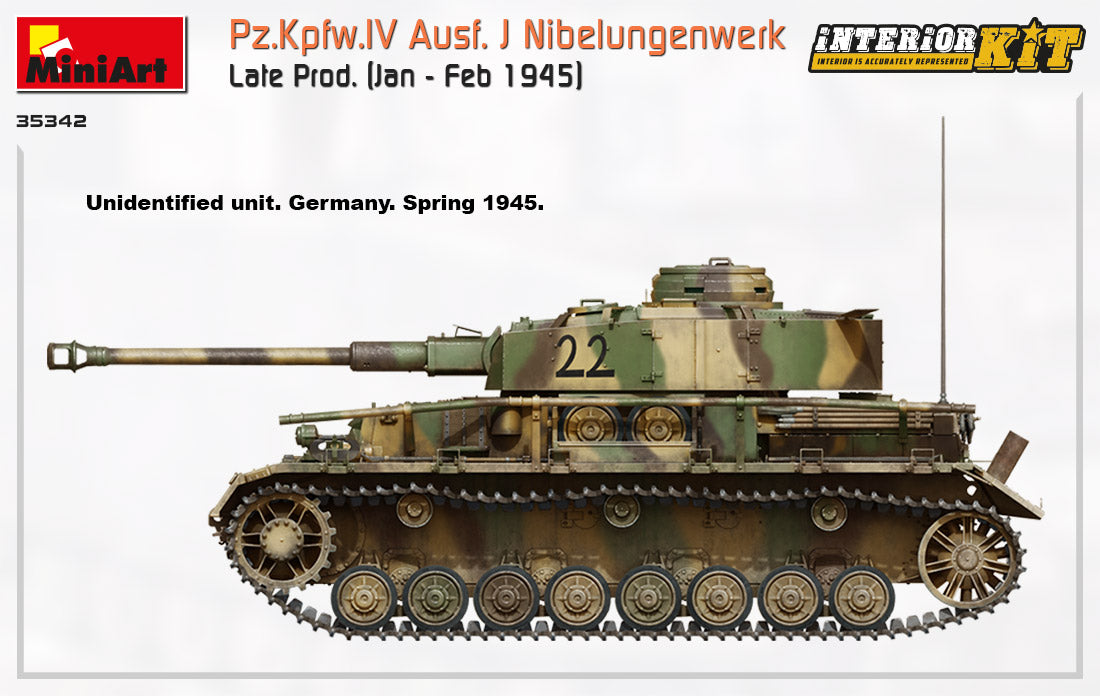 1/35 Pz.Kpfw.IV Ausf. J Nibelungenwerk Late Prod. (Jan - Feb 1945)