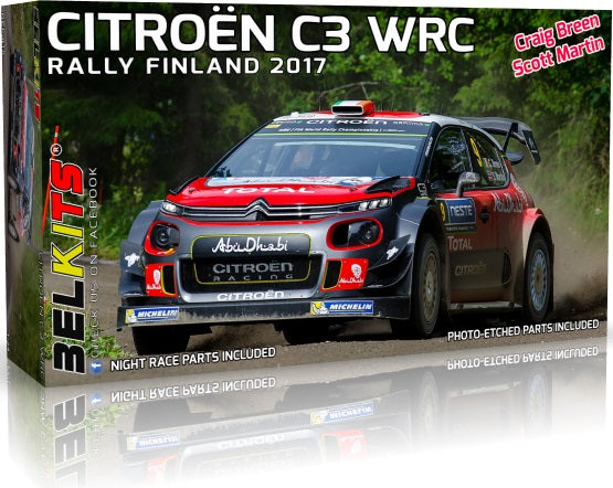 1/24 Citroen C3 WRC Rally Finland 2017
