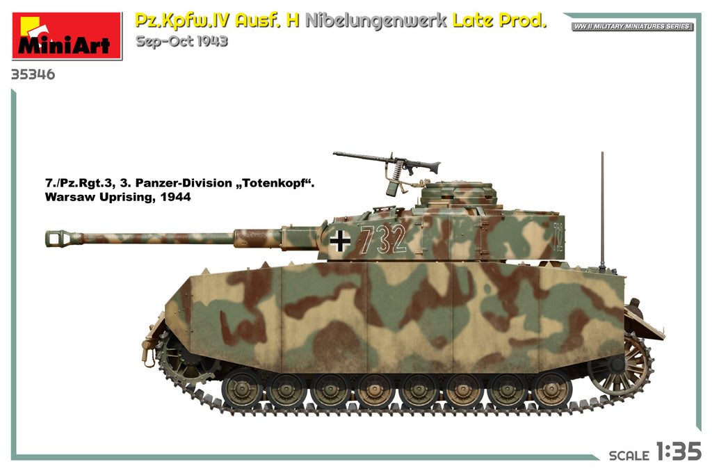 1/35 Pz.Kpfw.IV Ausf. H Nibelungenwerk Late Prod. (Sep-Oct 1943)