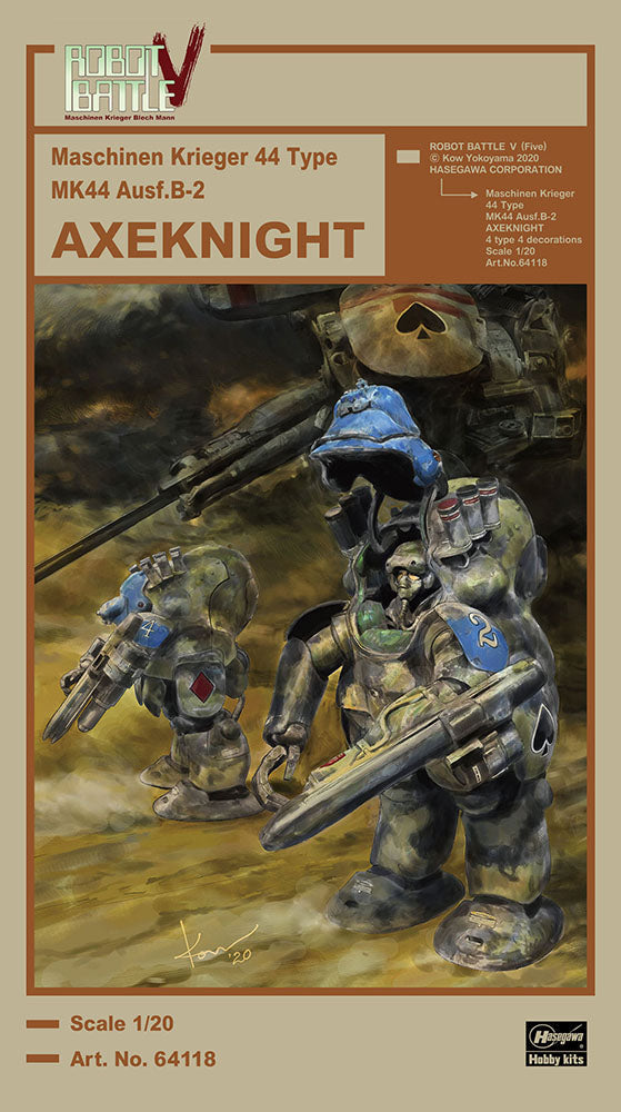 1/20 Robot Battle V - Maschinen Krieger 44 Type MK44 Ausf.B-2 Axeknight