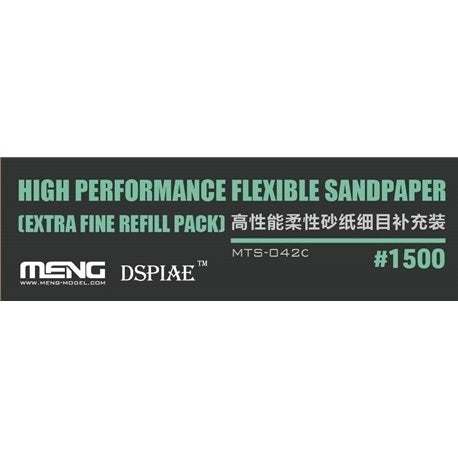 High Performance Flexible Sandpaper Extra Fine Refill Pack 1500