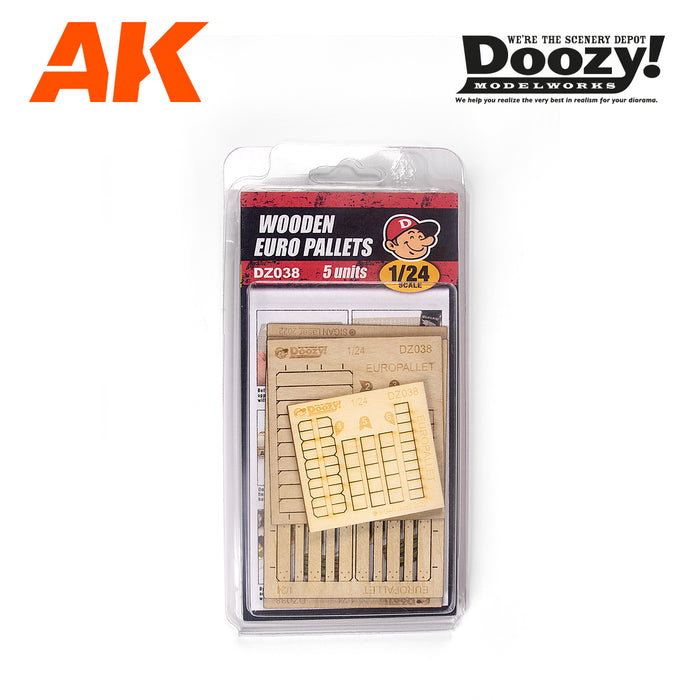 DOOZY! 1/24 WOODEN EURO PALLET