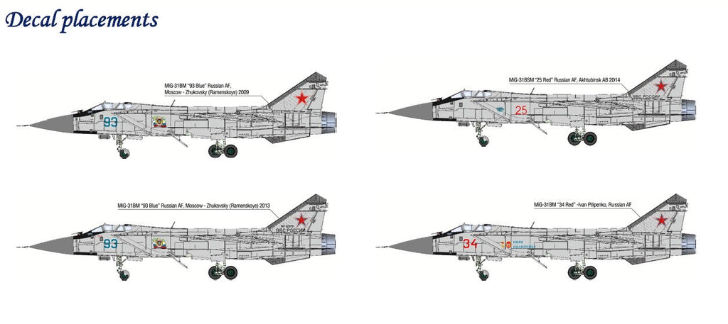1/48 Russian Air Force MiG-31 BM/BSM Foxhound