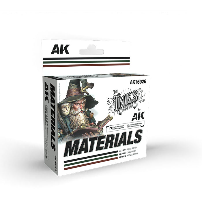 MATERIALS - INKS SET (3 Ref.)