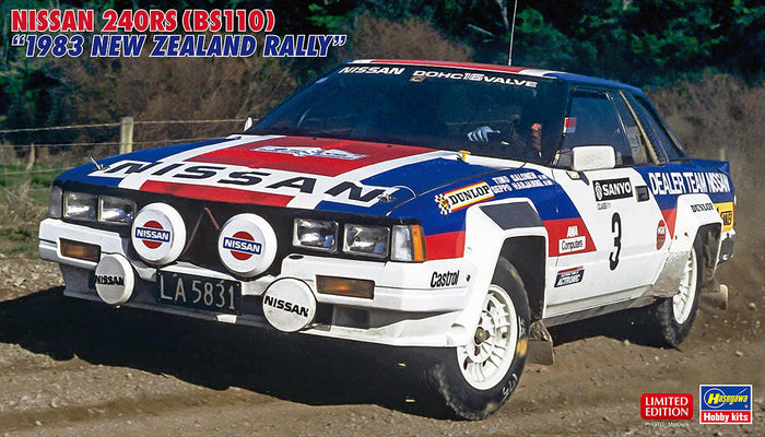 1/24 Nissan 240RS 1983 New Zealand Rally