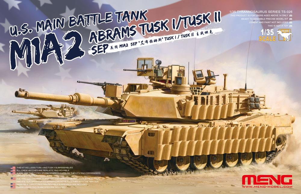 1/35 U.S. Main Battle Tank M1A2 SEP Abrams TUSK I/TUSK II