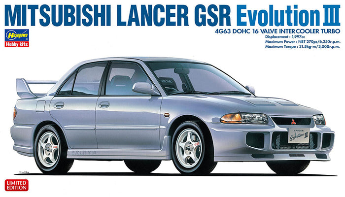 1/24 Mitsubishi Lancer GSR Evolution III