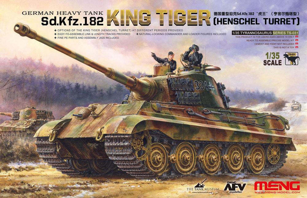 1/35 German Heavy Tank Sd.Kfz.182 King Tiger (Henschel Turret)