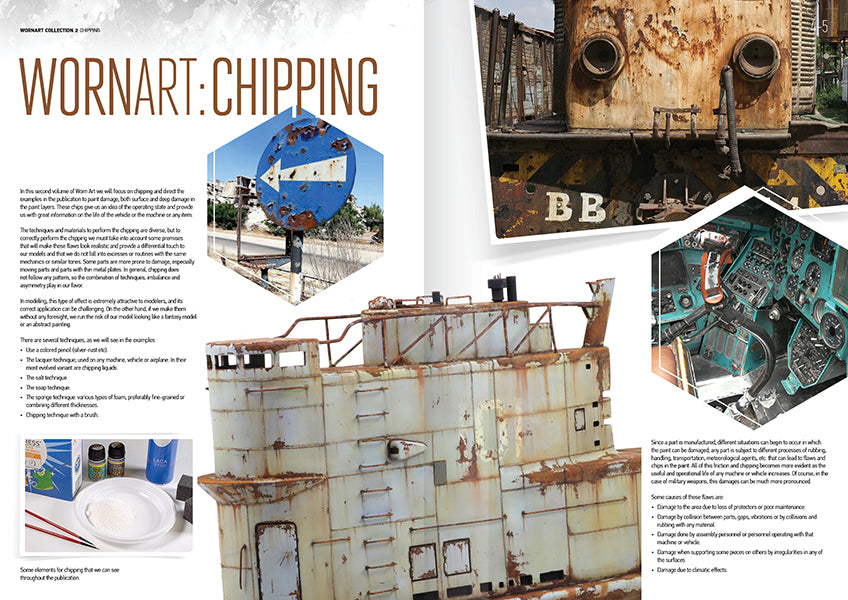 Worn Art Collection 02 Chipping - Spanish
