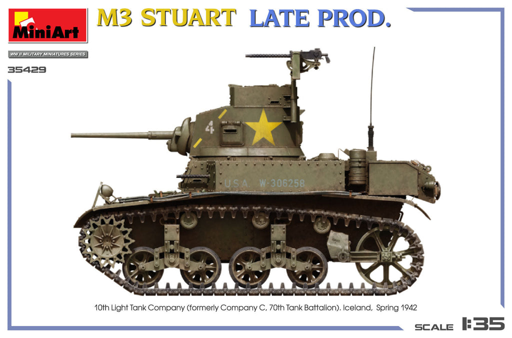1/35 M3 Stuart Late Prod. Interior Kit