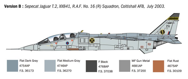 1/72 Jaguar T.2 R.A.F. Trainer