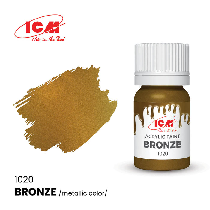 ACRYLIC PAINT Bronze 12 ml