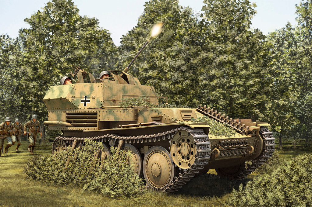 1/35 German 2cm Flak 38 Pz.Kpfw.38 (t)