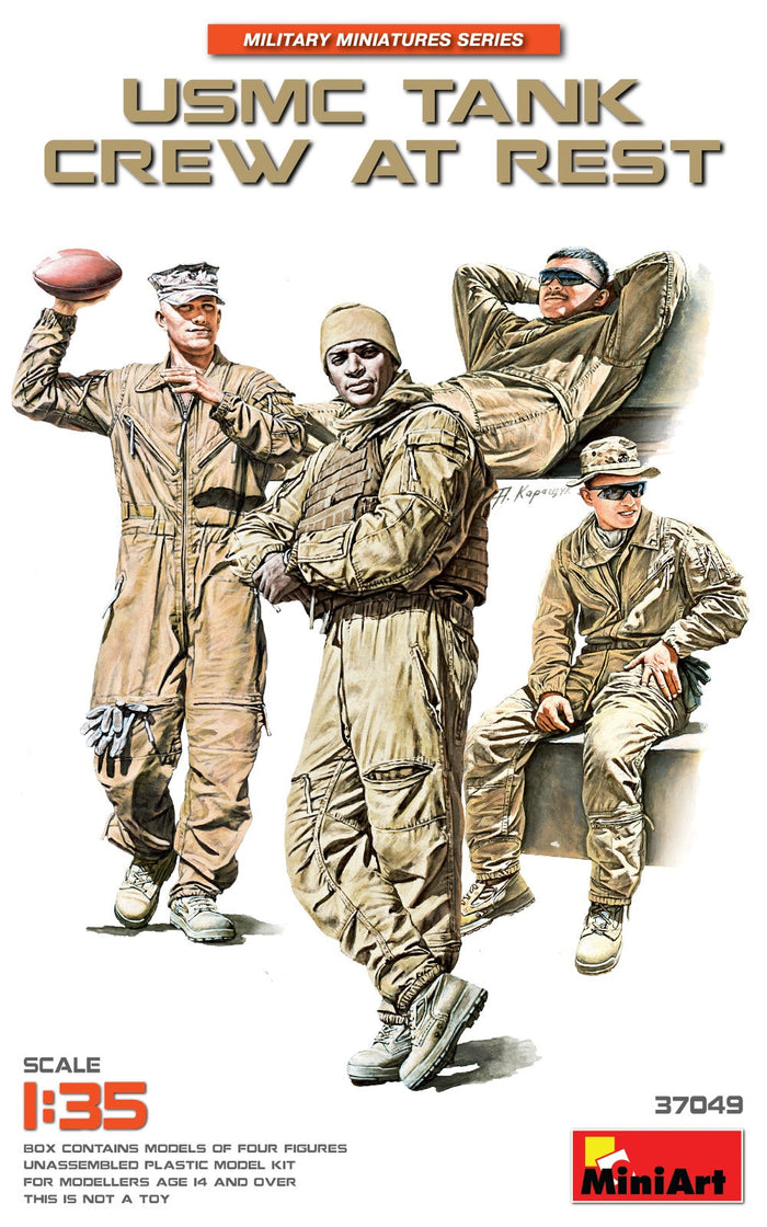 1/35 USMC Tank crew at rest