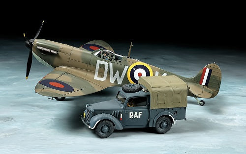 1/48 Supermarine Spitfire Mk.I with Light Utility Car 10Hp Set