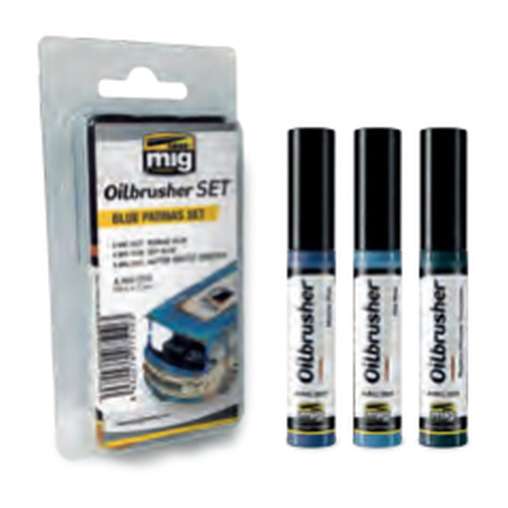 Blue Patinas OILBRUSHER SET
