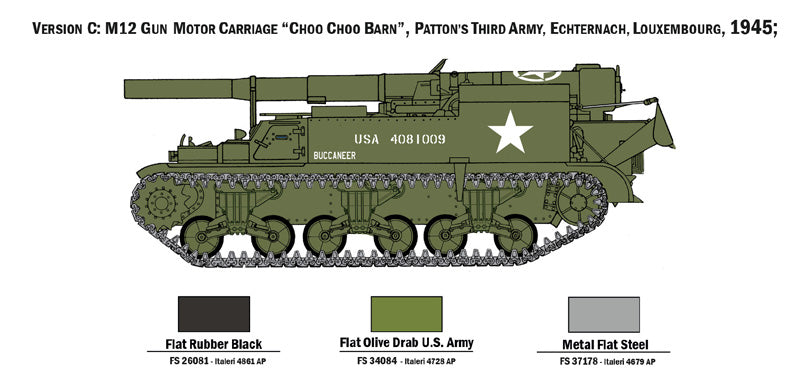 1/72 M12 Gun Motor Carriage
