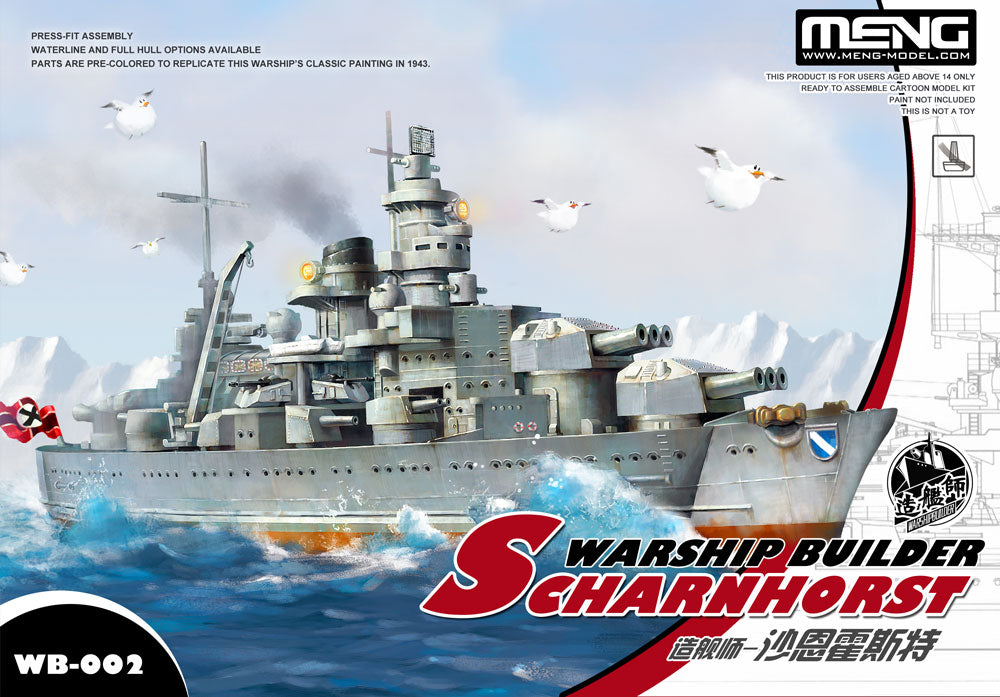 Warship Builder - Scharnhorst (Cartoon Model)