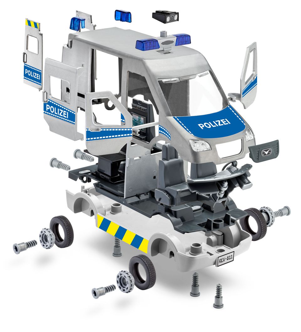 1/20 JUNIOR KIT Police Van