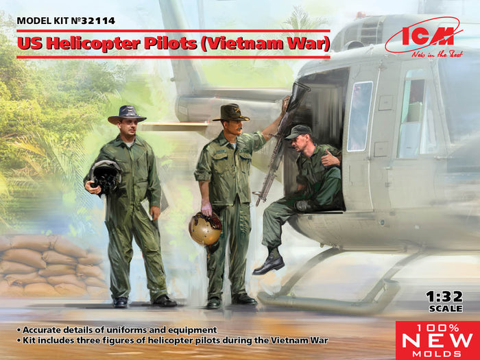 1/32 US Helicopter Pilots (Vietnam War)