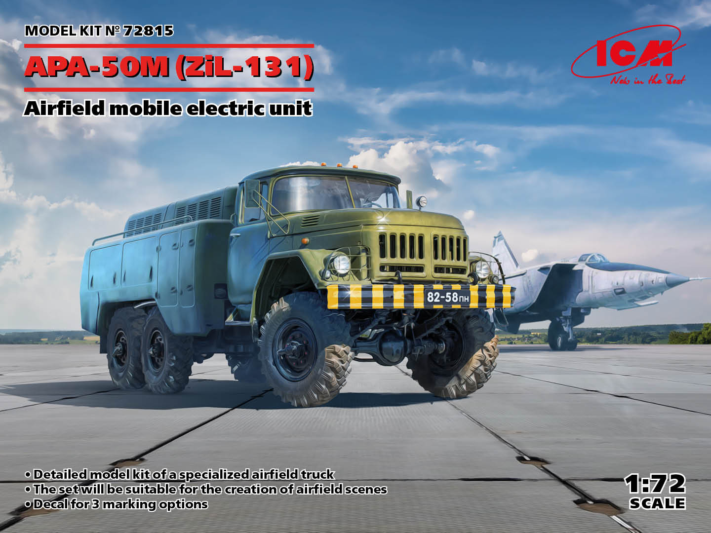 1/72 APA-50M ZiL-131Airfield mobile electric unit