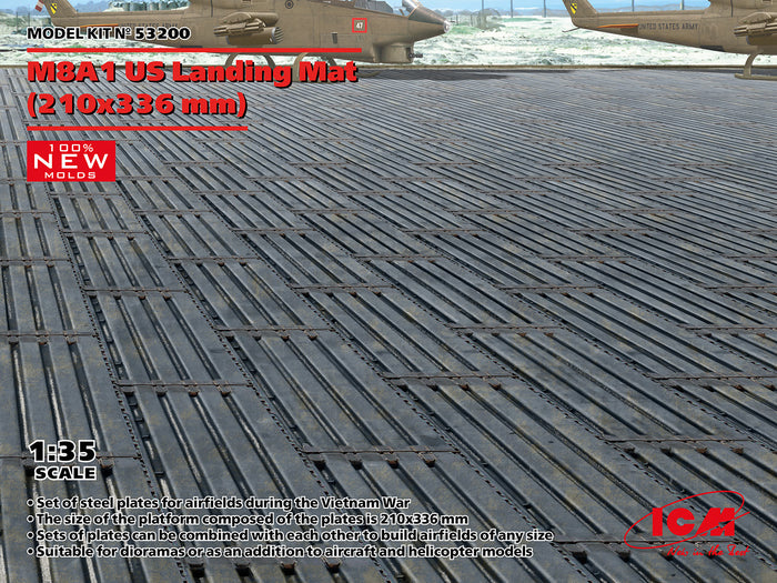 1/35 M8A1 US Landing Mat 210 x 336 mm