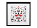 Quadro Moto Ducati Panigale Rossa
