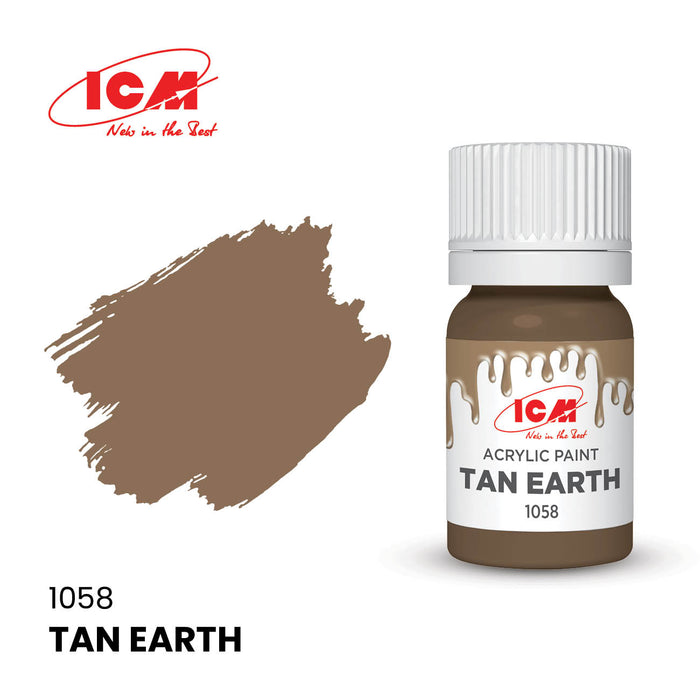 ACRYLIC PAINT Tan Earth 12 ml