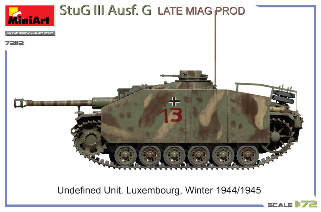 1/72 StuG III Ausf. G  Late Miag Prod.